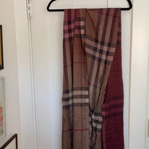 Burberry - Brown and Purple scarf